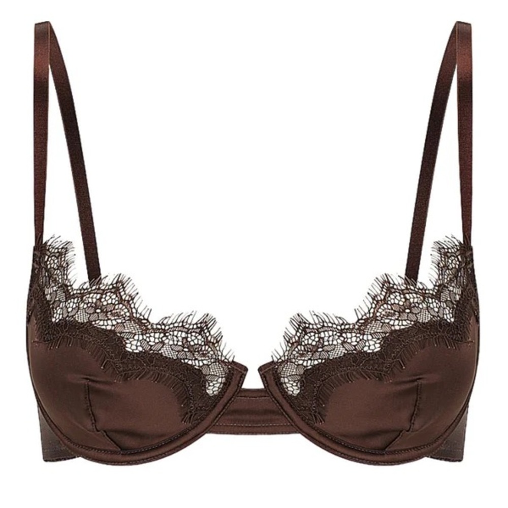 Kat the Label ‘Sorrento’ underwire bralette in espresso